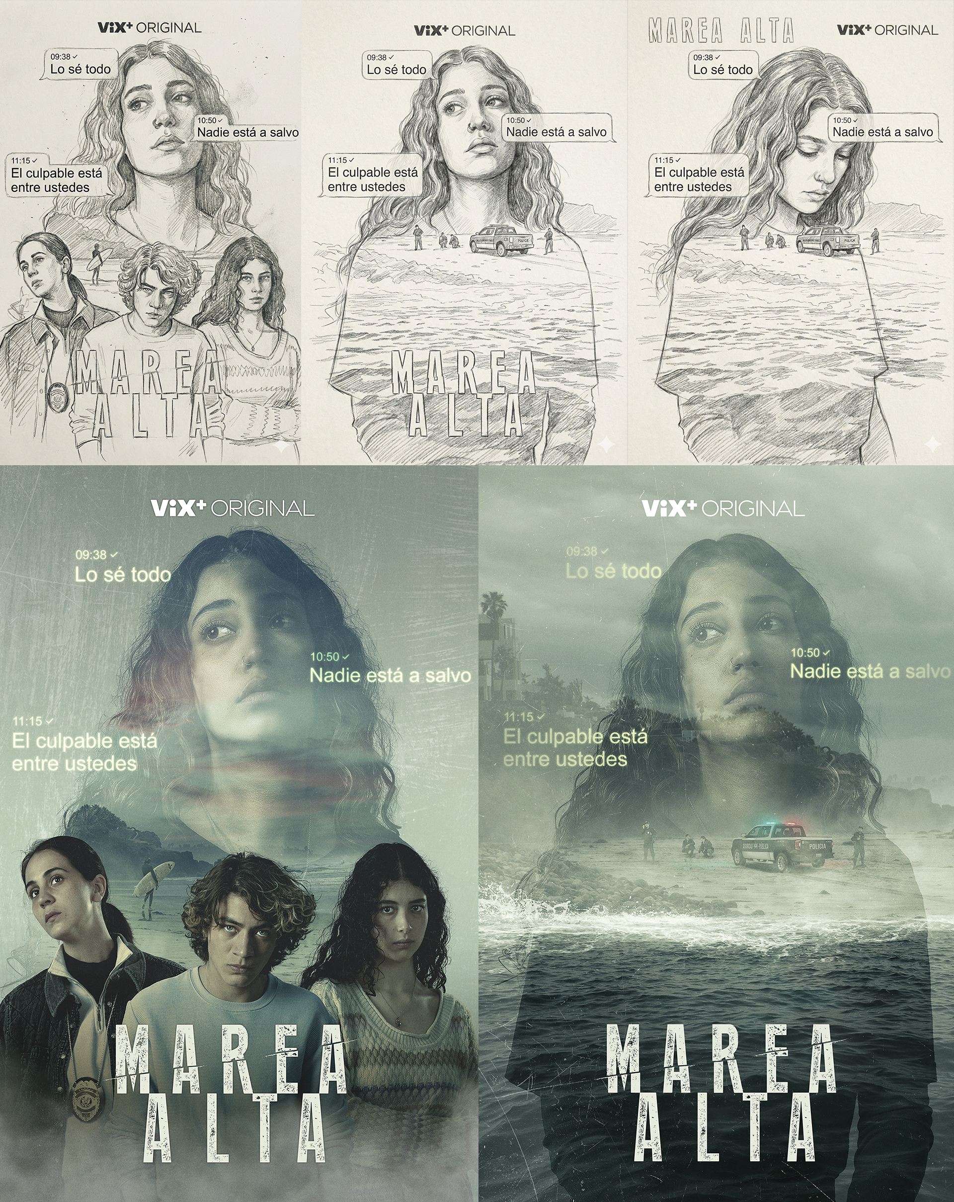 Marea Alta — Art Treatment Process